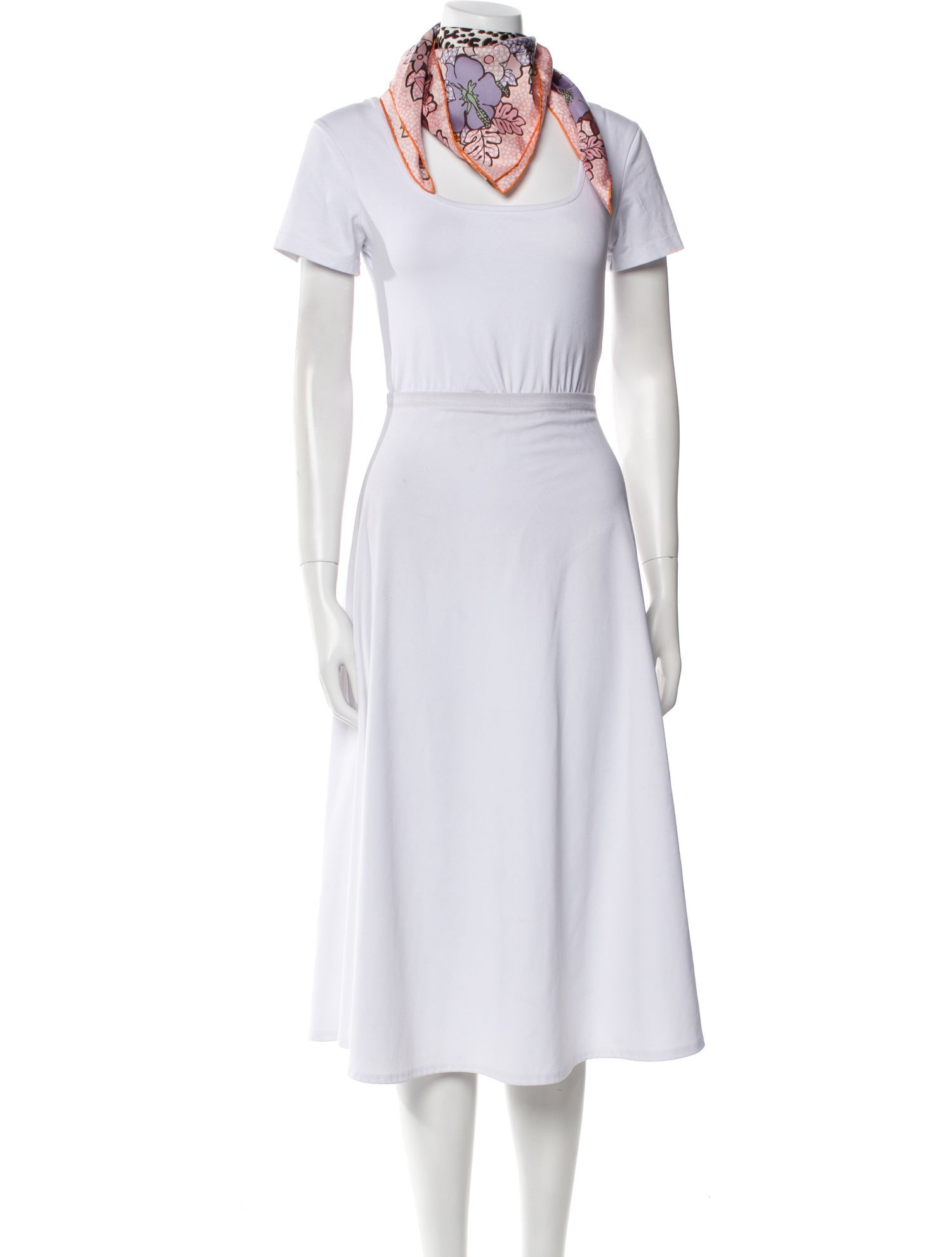 Louis Vuitton Silk Floral Print Scarf